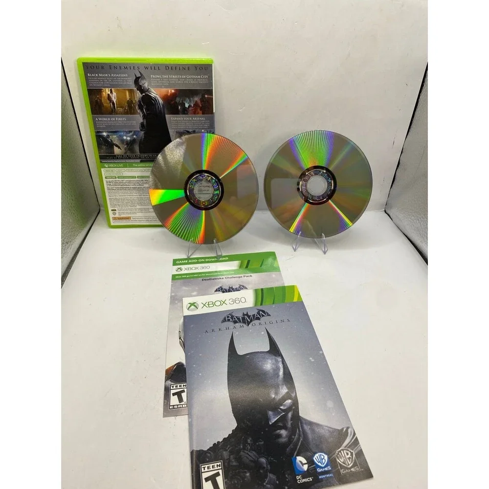 Batman: Arkham Origins (Microsoft Xbox 360, 2013) DC Comics Game CIB MINT